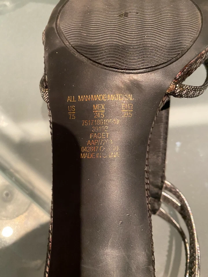 Zapato de vestir formal para mujer de Metaphor Facet talla 7 1/2 peltre Foto 3 de 4