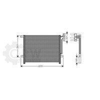 AVA Quality Cooling Kondensator Klimaanlage KlimaküHler FüR BMW 3Er Compact E46