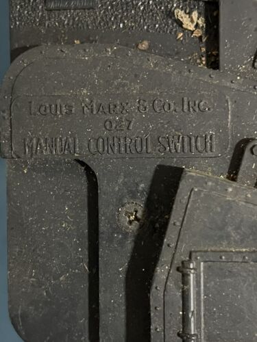 Vintage Louis Marx Track 027 Right Hand Manual Control Switch - Picture 5 of 6