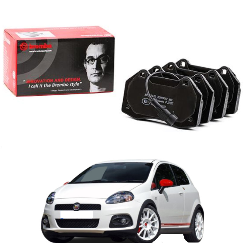 Kit Pastiglie Freno Anteriori Brembo Fiat Grande Punto Abarth 1.4 - Immagine 1
