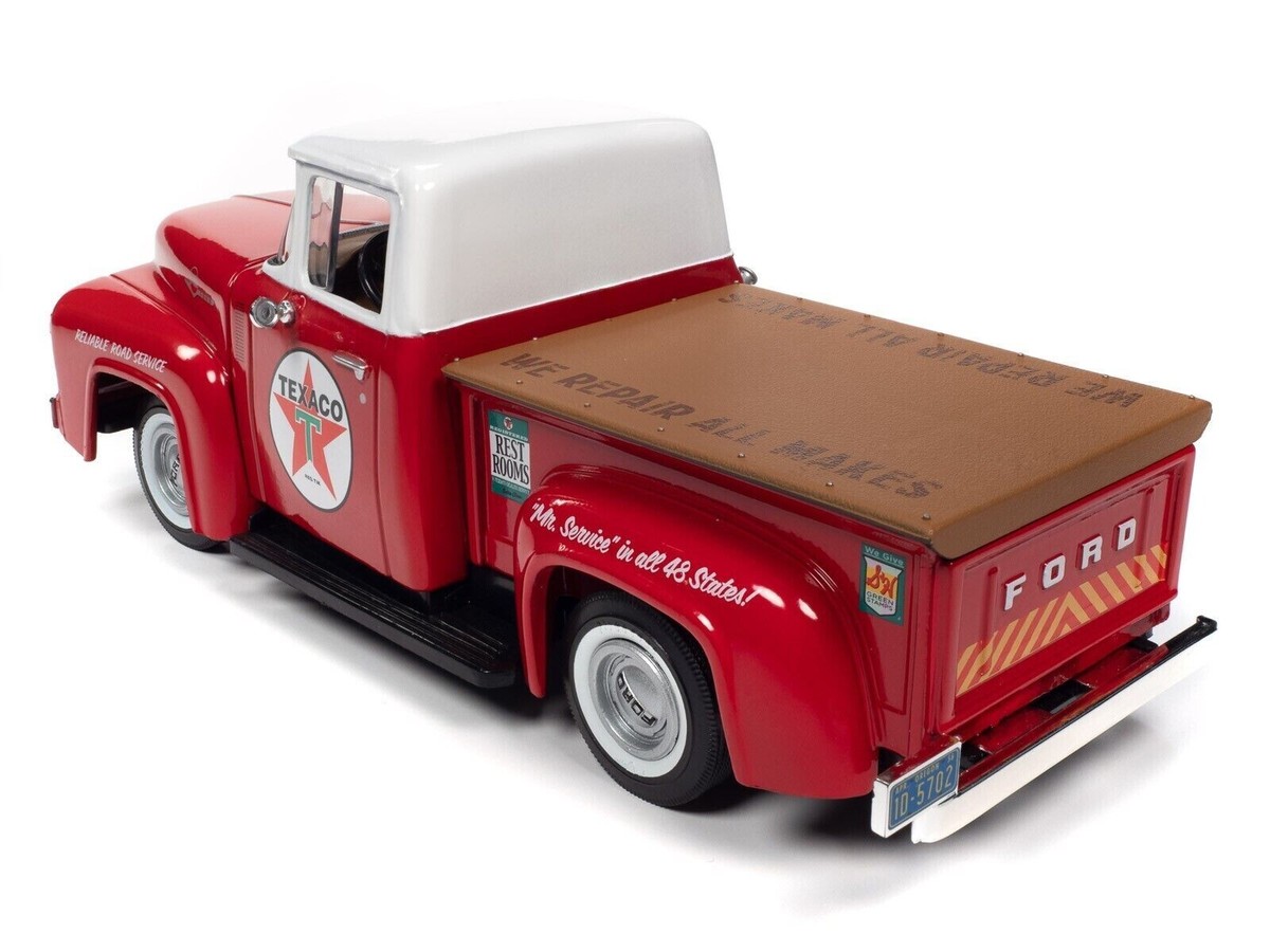 1956 FORD F-100 PICKUP TRUCK ERTL DIECAST 2022 - TEXACO #39 IN