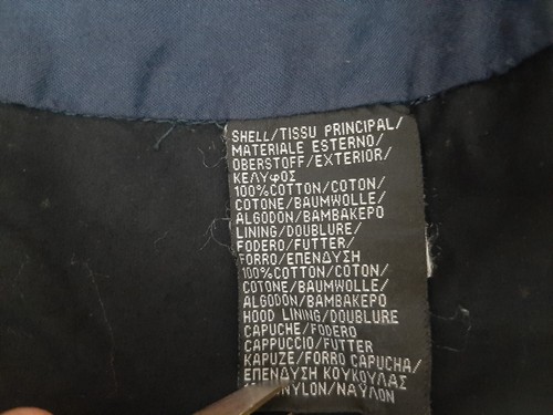 Chaqueta Schott NYC Escuadrón de Campo Militar Para Hombre Talla M Azul Marino Abrigo con Capucha de Algodón - Imagen 17 de 19