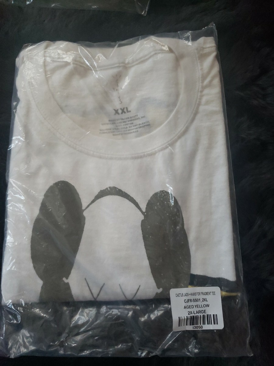 Travis Scott Cactus Jack x Kaws For Fragment Tee T Shirt Travis Scott Cactus Jack x Kaws For Fragment Tee T Shirt