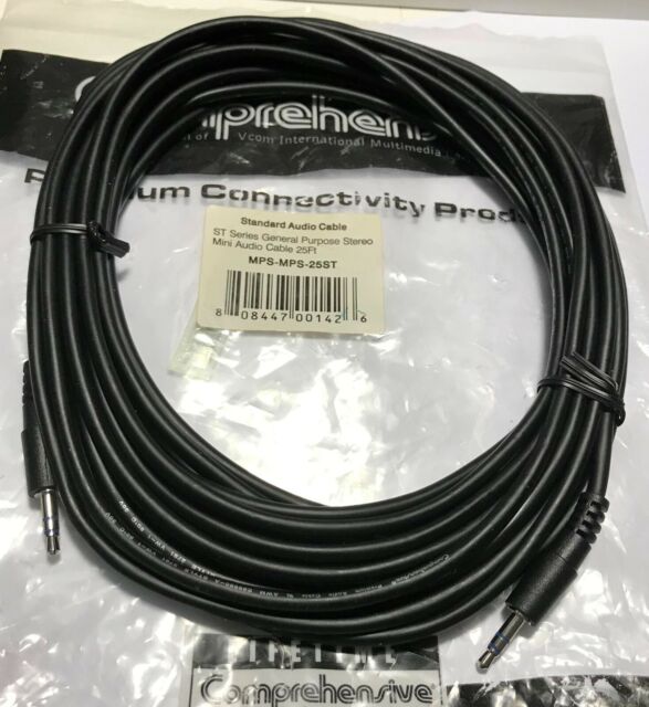 Standard MPS-MPS-25ST stereo Mini Male to Male Audio Cable Standard MPS-MPS-25ST stereo Mini Male to Male Audio Cable