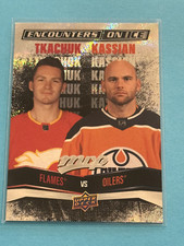 2022-23 UD MVP Matthew Tkachuk / Zack Kassian Encounters on Ice #ei-1 (2A)