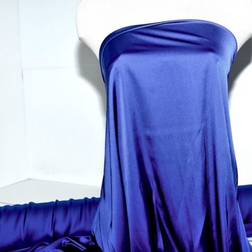 SATIN CHIFFON PLATINUM GREY SILKY DULL 60 " ..FORMAL, BLOUSES, DRESSES, DECOR - Picture 2 of 9
