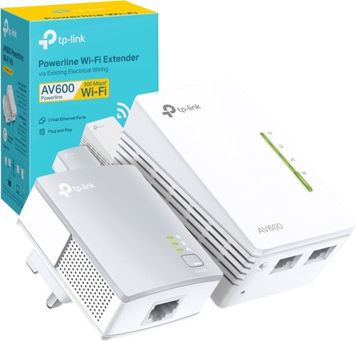TP-Link AV600 TL-WPA4221 KIT Powerline Adapter WiFi Extender Kit - BOXED