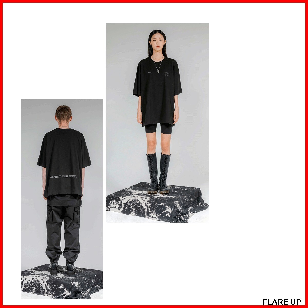 FLARE UP☆Dilettante Short sleeve Flare Up Dilettante Short sleeve, BTS, Jung Kook Wear, K Pop