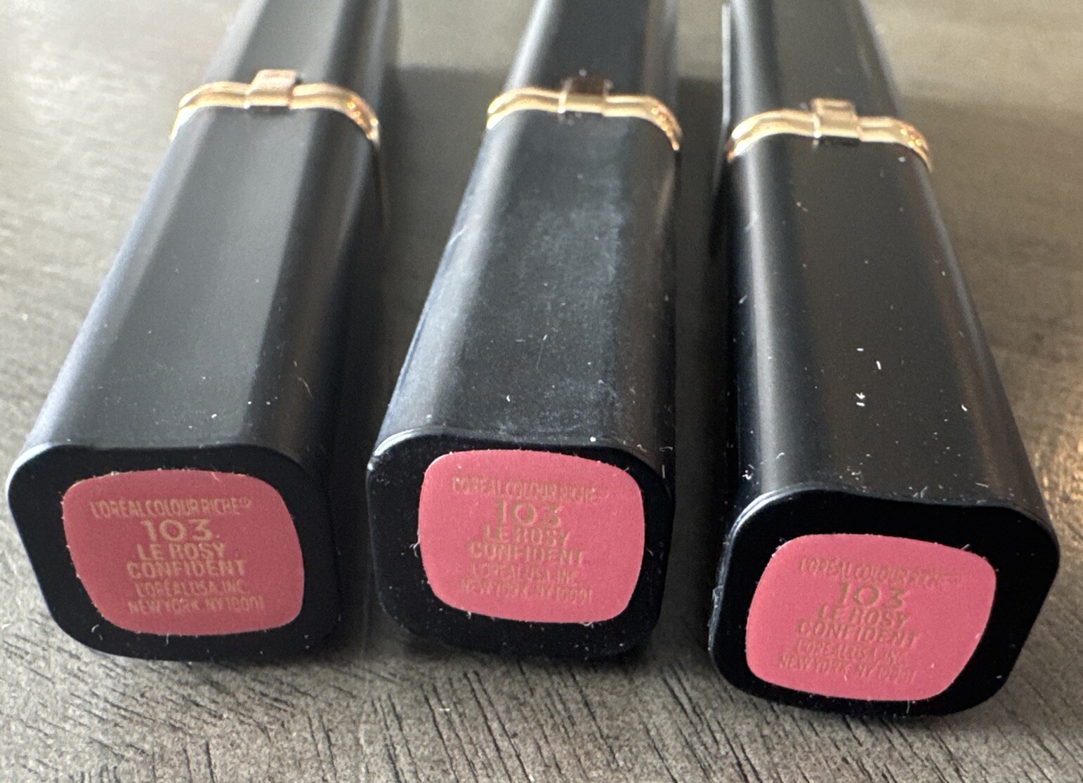 L'oreal Colour Riche Intense Volume Matte Lipstick ~Lot Of 3 #103~LE ROSY