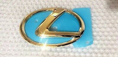 FITS New Lexus LS460 Emblem Rear L Trunk 24K Gold 07 08 09 10 11 12 13 14 15 16 