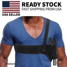 Tactical Concealed Carry Shoulder Waist Pistol Hand Gun Holder Holster Pouch US