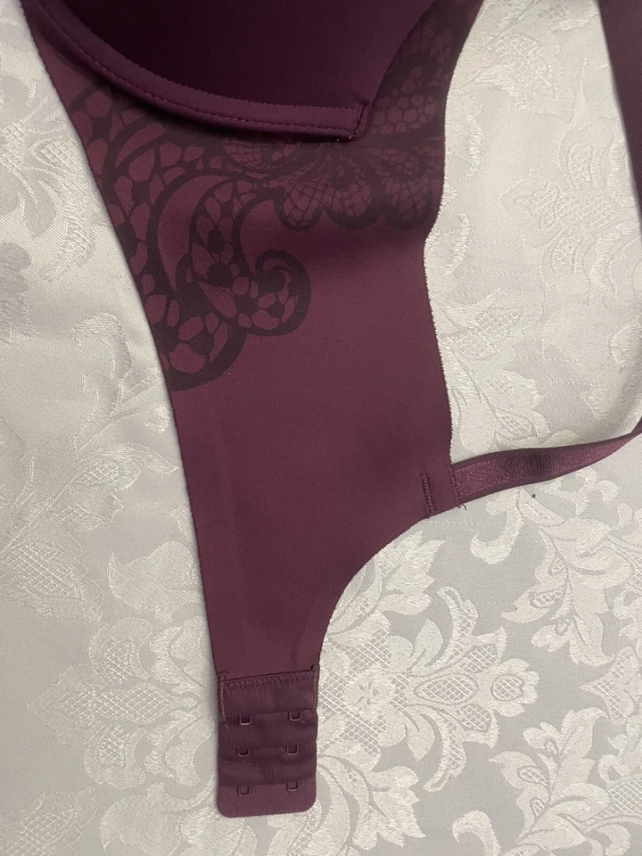 Warner's Bra 38C Purple 01356 no side effects padded underwire - Image 3 of 4