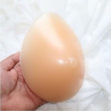 Silicone Breast Form Mastectomy Prosthesis Breast Tansgender Water Shaped 1Piece