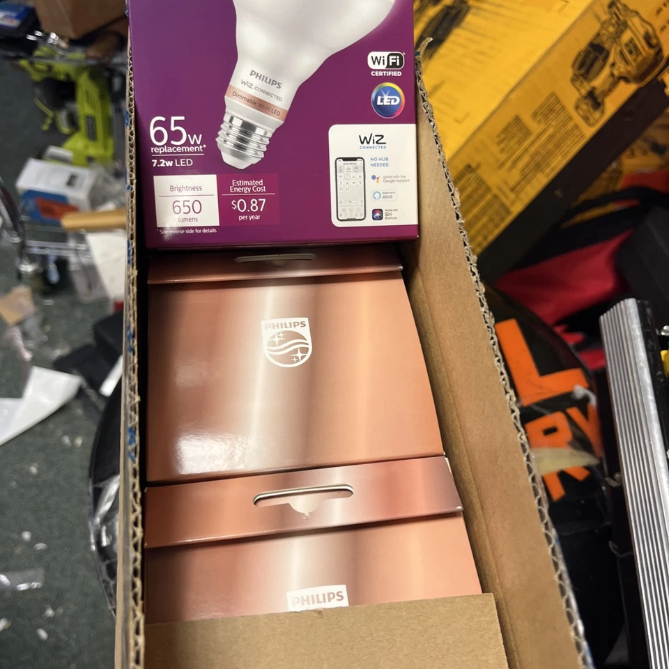 Philips LED Light Bulb Soft White Br30 Dimmable Smart Wifi Connected Wireless - Image 2 of 4