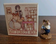 Wee Forest Folk M-96 "Get Well Soon!"- only made 1983, RARE, Mint, WFF Box