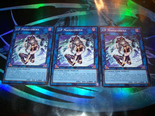 3x I:P Masquerena 1st Edition Common L26D-ENM29 Yu-Gi-Oh!