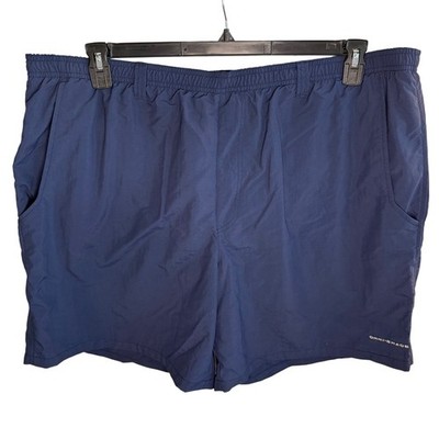 Columbia PFG Backcast III Water Shorts Men's 3X Navy Omni-Shade UPF 50 Lined