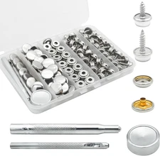 Canvas Snap Kit 40 Sets Marine Grade Boat Cover Snaps Heavy Duty Snap Fastener