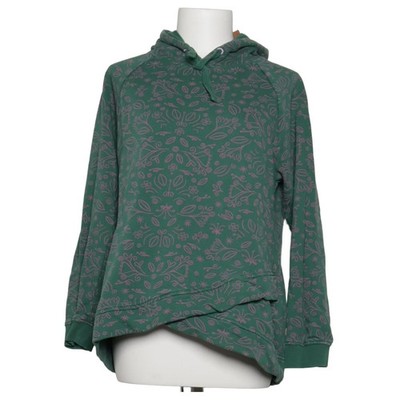 Maloja, Kapuzenpullover, Größe: M, Grün/Pink, Baumwolle, Blumen, Damen #Vkb