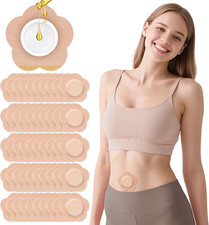 54PCS Castor Oil Patches, Castor Oil Pack Wrap Disposable Organic Cotton Self-Ad