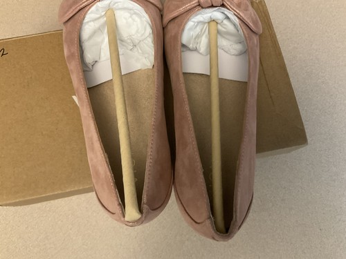 ¡Nuevo! Zapatos planos de ballet de cuero metálico rosa Vionic Tilly Cinder para mujer. Talla 6M. - Imagen 8 de 10