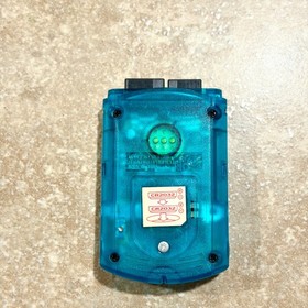 SEGA Dreamcast Clear Aqua Blue Visual Memory Unit VMU DC  HKT-7000 US Seller
