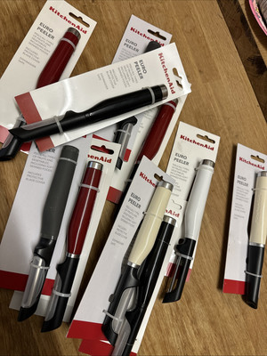 KitchenAid Euroschäler gerade Edelstahl verschiedene Farben Neu in OVP
