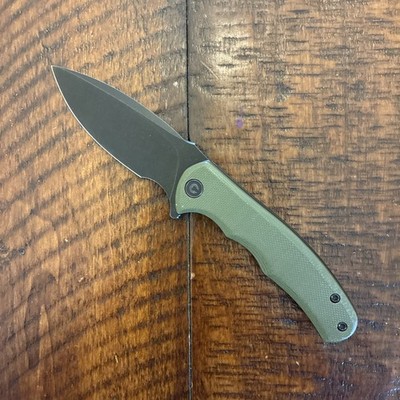 CIVIVI Mini Praxis D2 Folding Knife Green G10 - Excellent