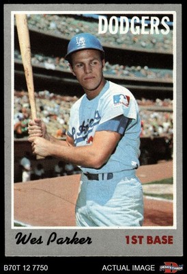 1970 Topps #5 Wes Parker Dodgers Chronic Centering Issues 7 - NM