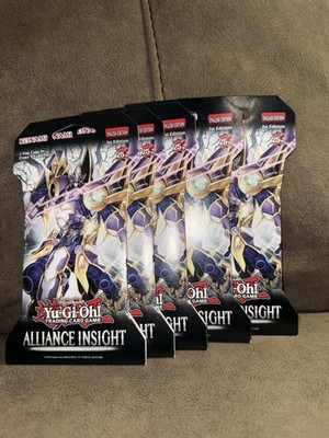 Yu-Gi-Oh! Alliance Insight 1st Edition Booster Pack Lot of 5 Sealed
