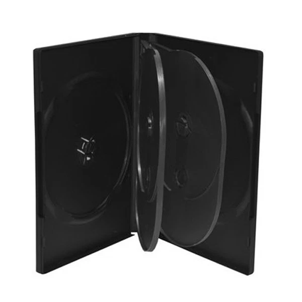 Boîtier rangement 5 CD / DVD épais. 22mm Noir 190x135x22mm - Photo 1/1
