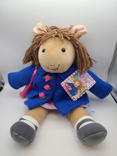Vintage New With Tags Arthur D.W. Plush Eden 1998 Blue Jacket