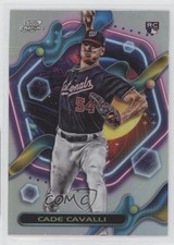 2023 Topps Cosmic Chrome Refractor Cade Cavalli #199 00ek