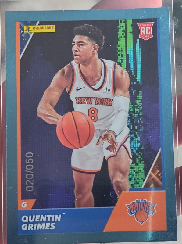 Panini 2021-22 Sticker & Card Collection Quentin Grimes RC #99 Light Blue /50 sp