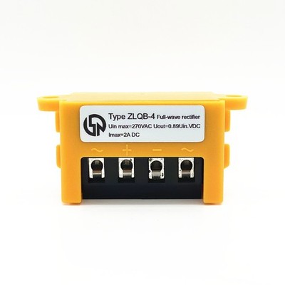 Type ZLQB-4 Full-wave rectifier 270VAC 0.89 Uin Imax=2A DC Rectifier module