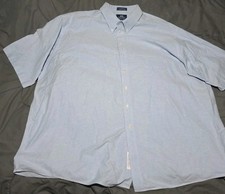 Stafford 20 36-37 Big Oxford Dress Shirt Blue