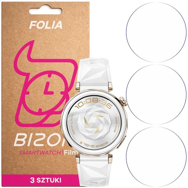 3X Schutzfolie FüR Huawei Watch Gt 5 Pro 42 Mm Bizon Displayschutzfolie Folie Fi-image