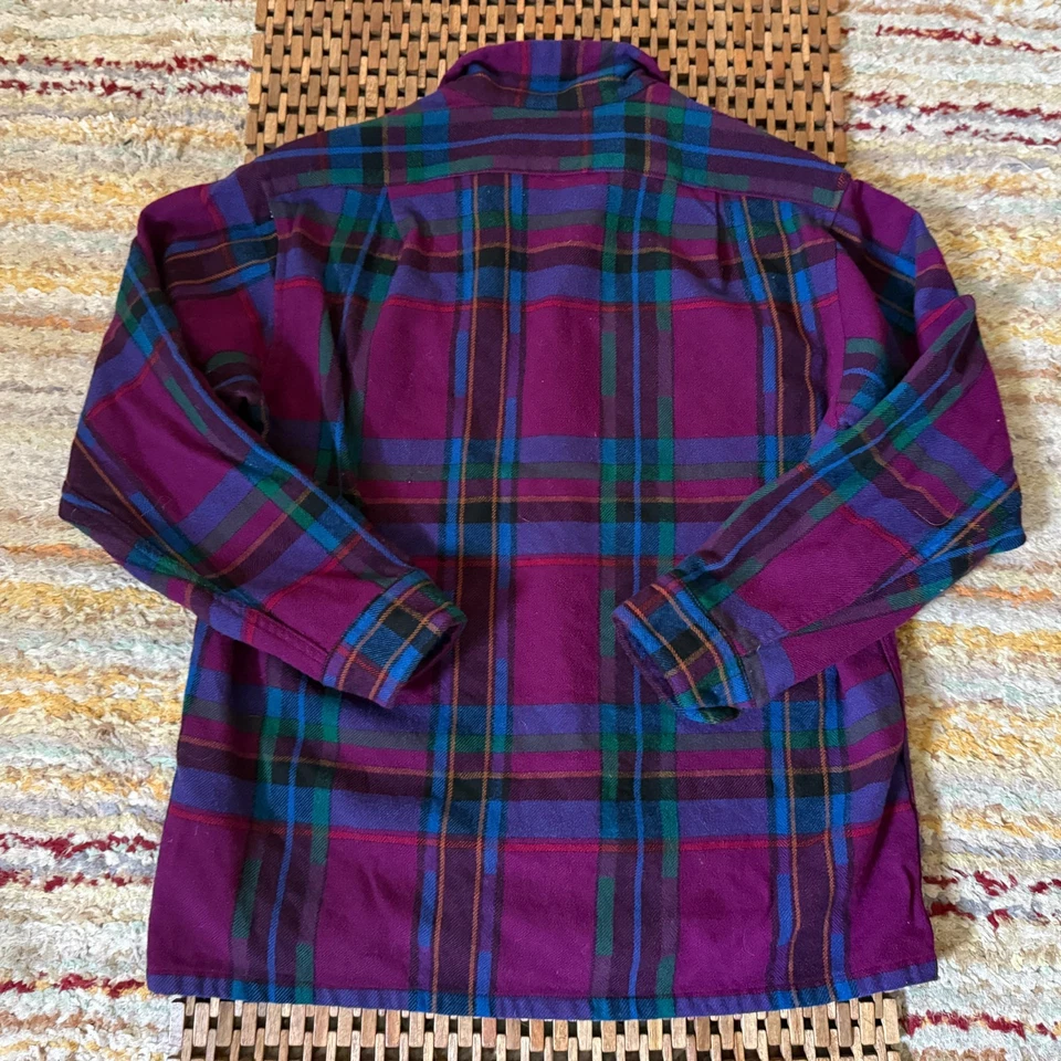 Camisa de Tablero Pendleton Original Vintage Púrpura Cuadros Para Hombre Talla Grande L De Colección Foto 2 de 3