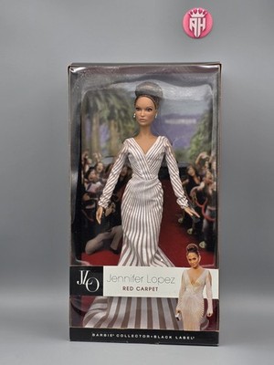 2013 Barbie Collector Black Label Jennifer Lopez Red Carpet Doll