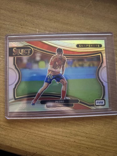 2024-25 Panini Select FIFA Snapshots #10 Pedri Spain Silver Prizm