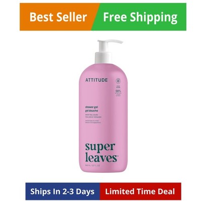ATTITUDE Soothing Shower Gel, Dermatologically Tested, Plant and Mineral-Base...