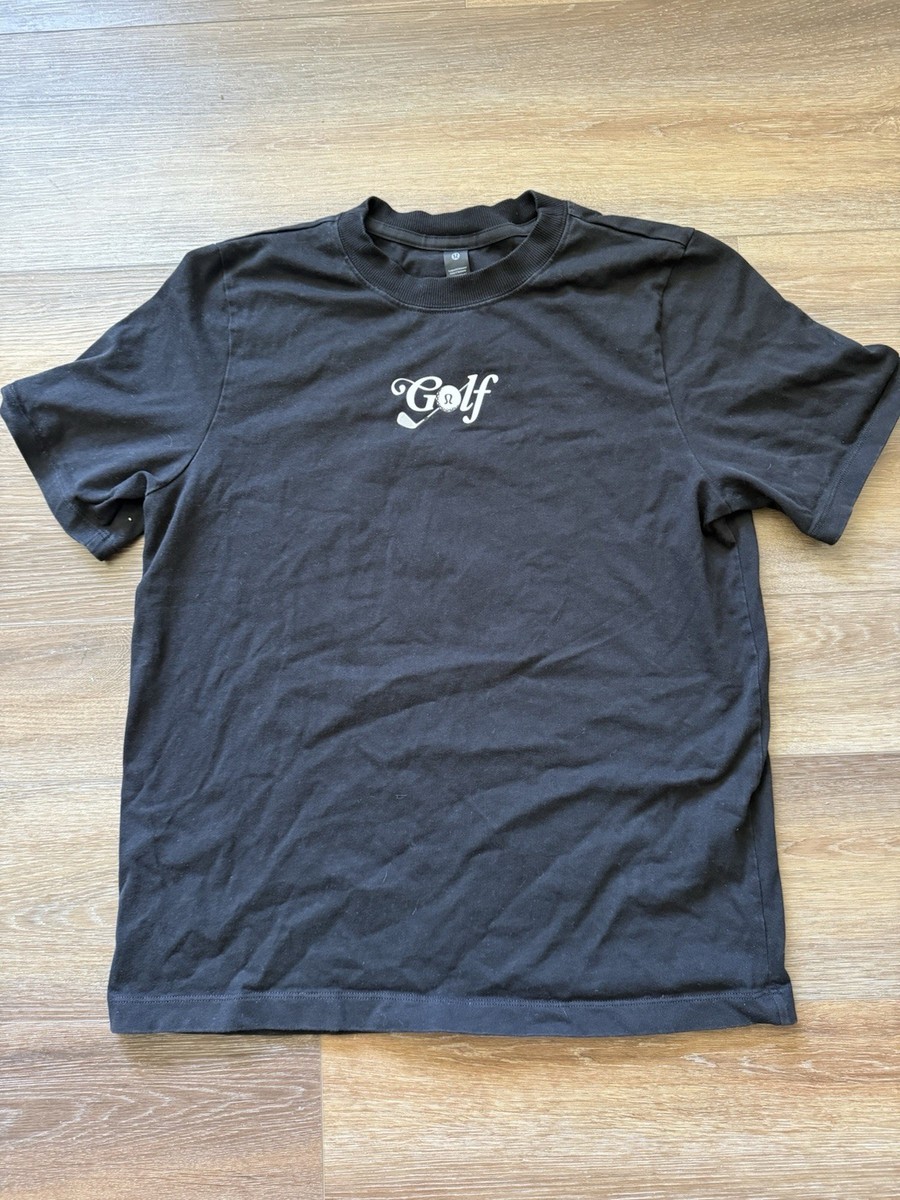 LULULEMON GOLF x MIN WOO LEE Mens 'Let Him Cook' Shirt Medium