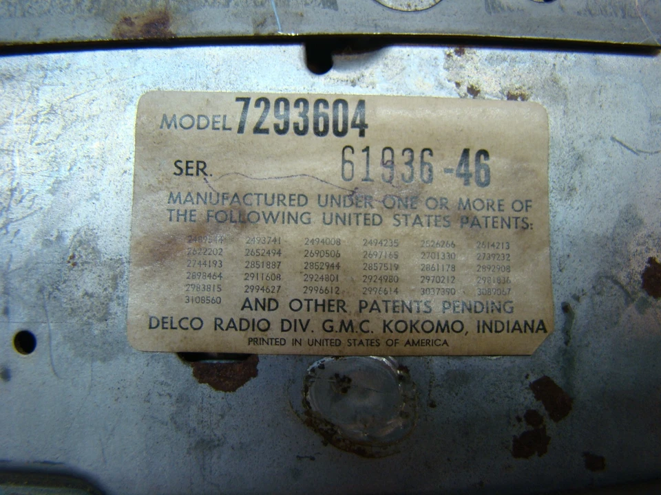 Radio Sonomatic AM Buick Skylark 1966-1967 Foto 4 de 4