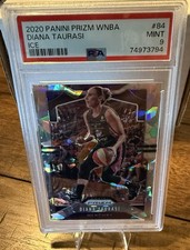 2024 Panini WNBA Dicks Logo Prizm #58 Diana Taurasi PSA 9 Mint Low Pop SSP