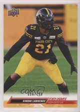 2023 Upper Deck CFL Exclusives 96/100 Simoni Lawrence #96 bl7