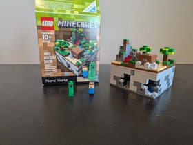 LEGO Minecraft LOT: 21102, 21105, 21107 Complete w/Boxes & Instructions