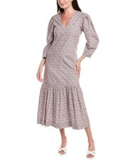 Ganni Printed Maxi Dress Women's