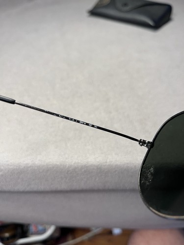 OCCHIALI DA SOLE AVIATORE UV VINTAGE RAY-BAN NERI - Foto 6 di 6