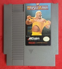 WWF WrestleMania (1989) Nintendo Entertainment System NES autentico pulito testato