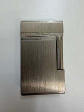 S.T. Dupont Line 2 Gas Lighter Silver Made in France Used